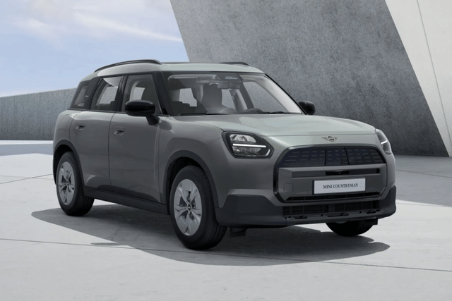 Mini Countryman Electric Smokey Green Color Image